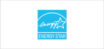 A blue energy star logo with an image of a star.